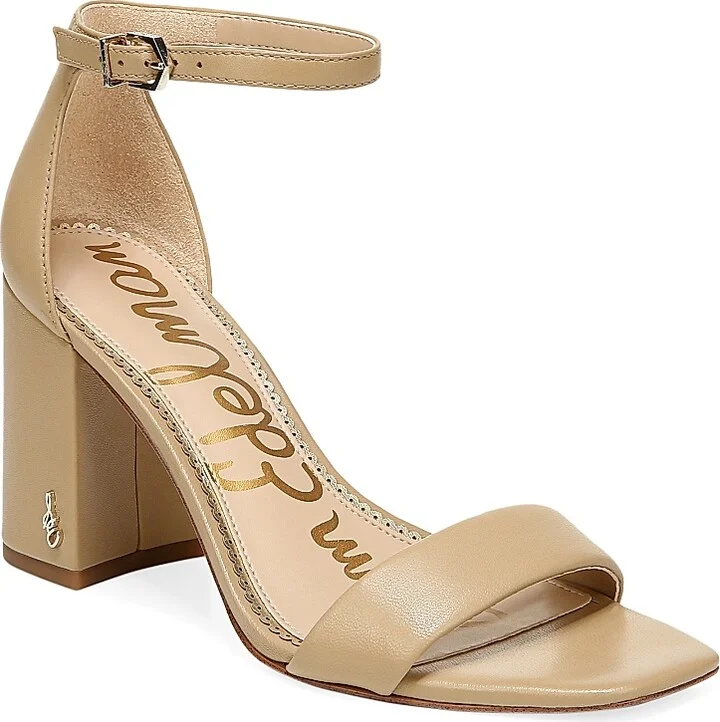Women's Daniella Ankle-Strap Leather Sandals - Classic Nude - Size 6.5 - Image 2
