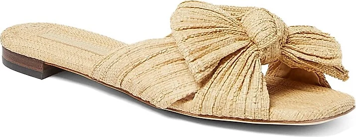 Women's Daphne Pleated Knot Sandals - Natural - Size 11 - Image 2
