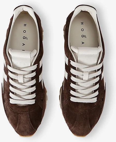 Womens Dark Brown Allacciato H 671 Suede Low-Top Trainers Eur 42/ 9 Uk Women - Image 2