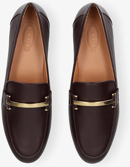 Womens Dark Brown Barretta Leather Loafers Eur 38.5 / 5.5 Uk Women - Image 2