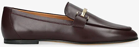Womens Dark Brown Barretta Leather Loafers Eur 38.5 / 5.5 Uk Women