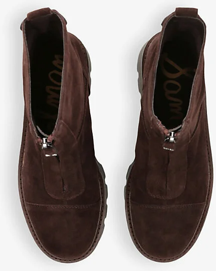 Womens Dark Brown Cooper Suede Chelsea Boots Eur 37 / 4 Uk Women - Image 2