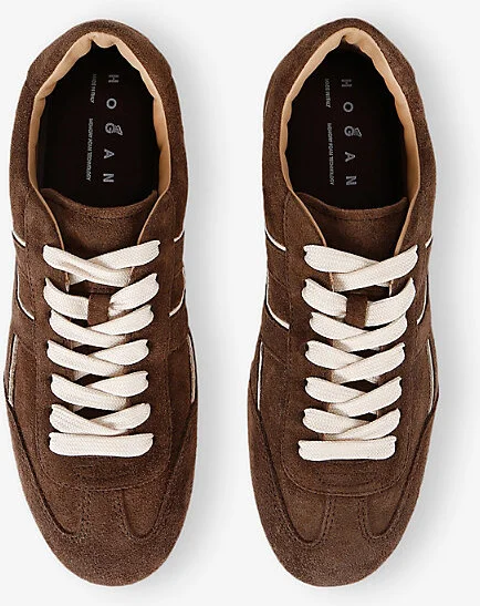 Womens Dark Brown Olympia Suede Trainers Eur 37 / 4 Uk Women - Image 2