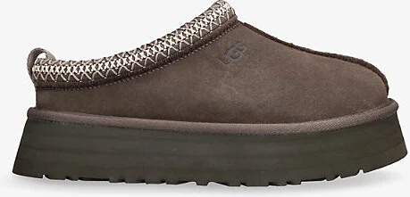 Womens Dark Brown Tazz Suede Slippers Eur 40 / 7 Uk Women
