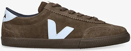 Womens Dark Brown Volley Eagle Swan Suede Trainers Eur 38/5 Uk Women