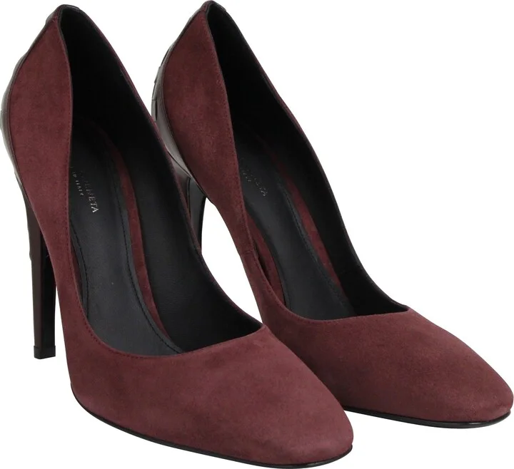 Women's Dark Rose Suede Leather Kid Luxe Heels (36 EU / 6 US) - Image 4