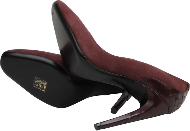 Women's Dark Rose Suede Leather Kid Luxe Heels (36 EU / 6 US) - Image 8