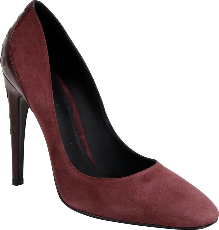 Women's Dark Rose Suede Leather Kid Luxe Heels (36 EU / 6 US)