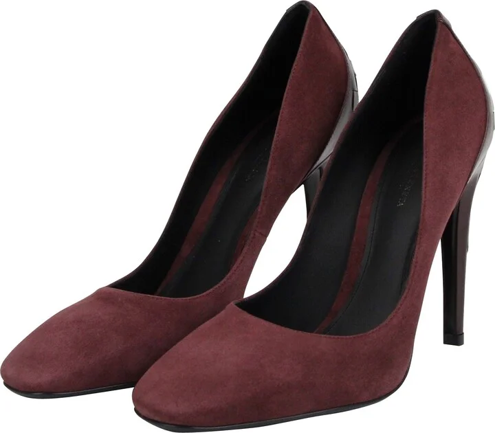 Women's Dark Rose Suede Leather Luxe Heels (39 EU / 9 US) - Image 2
