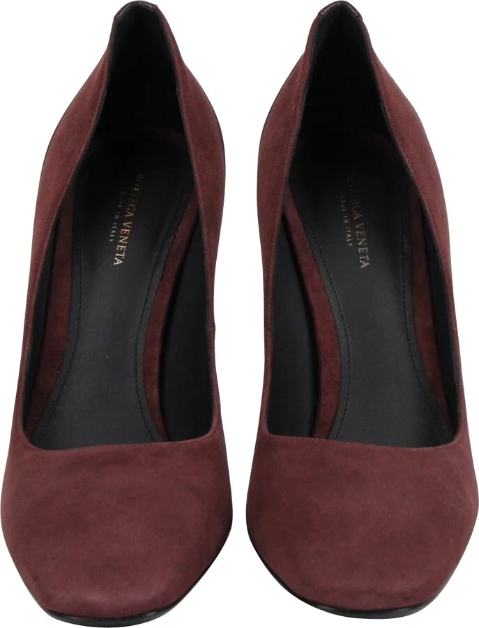 Women's Dark Rose Suede Leather Luxe Heels (39 EU / 9 US) - Image 3