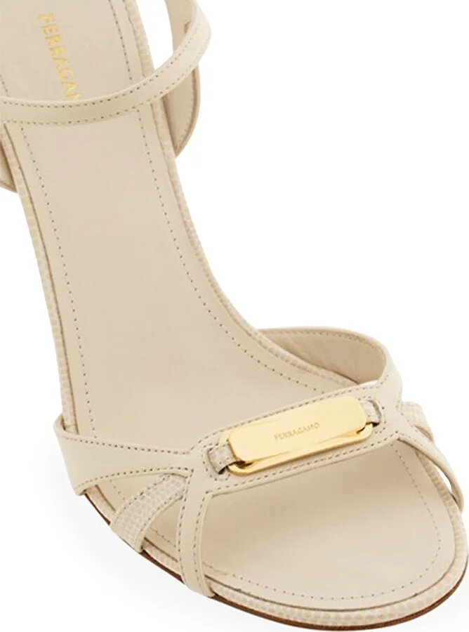 Women's Dasy 70MM Leather Sandals - Nero - Size 6 - Image 11