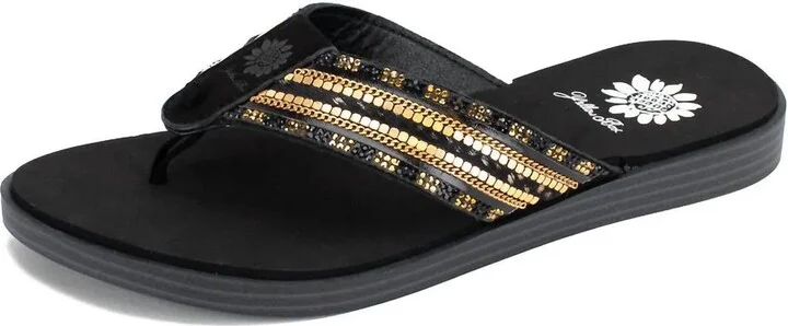 Women's Datha Flip Flop Sandal In Black