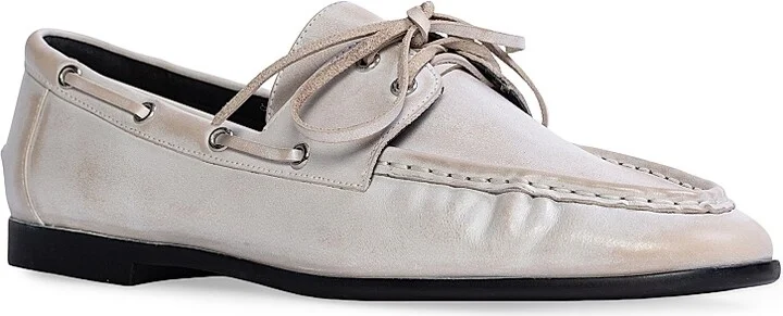 Women's Davy Boatshoe Loafers - Coffee Leather - Size 5 - Image 8
