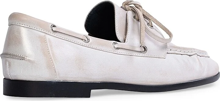 Women's Davy Boatshoe Loafers - Coffee Leather - Size 5 - Image 9
