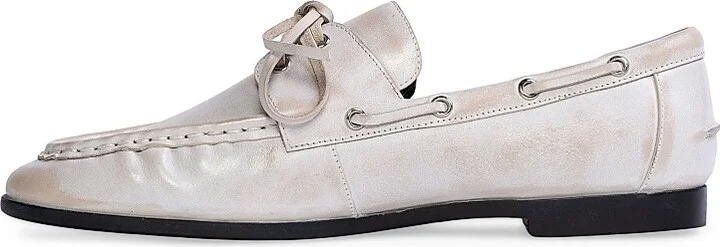Women's Davy Boatshoe Loafers - Coffee Leather - Size 5 - Image 10