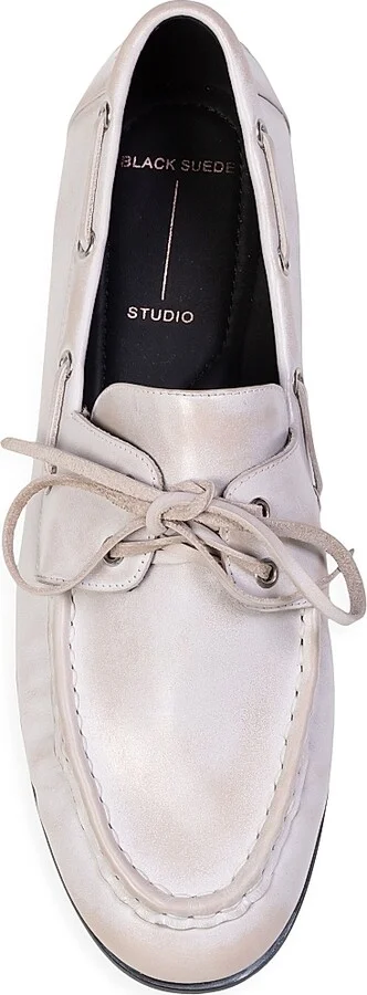Women's Davy Boatshoe Loafers - Coffee Leather - Size 5 - Image 11