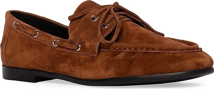 Women's Davy Suede Boat Shoes - Tobacco Suede - Size 5 - Image 3