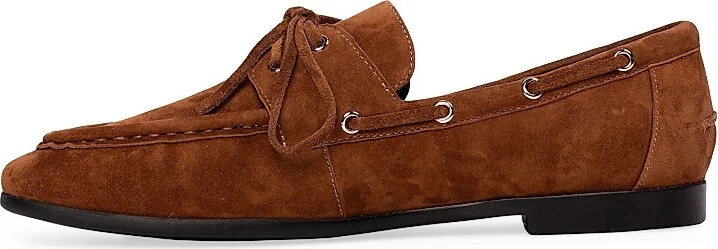 Women's Davy Suede Boat Shoes - Tobacco Suede - Size 5 - Image 5