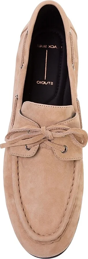 Women's Davy Suede Boat Shoes - Tobacco Suede - Size 5 - Image 11