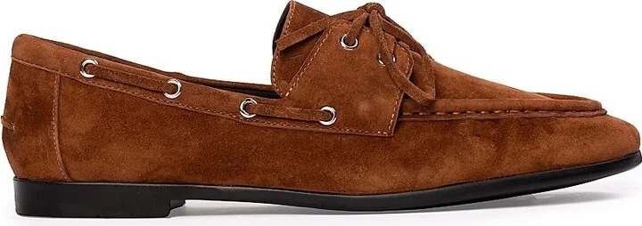 Women's Davy Suede Boat Shoes - Tobacco Suede - Size 5