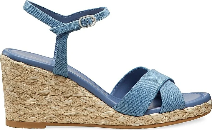Women's Dayna 65MM Espadrille Wedge Sandals - Washed Natural - Size 5.5