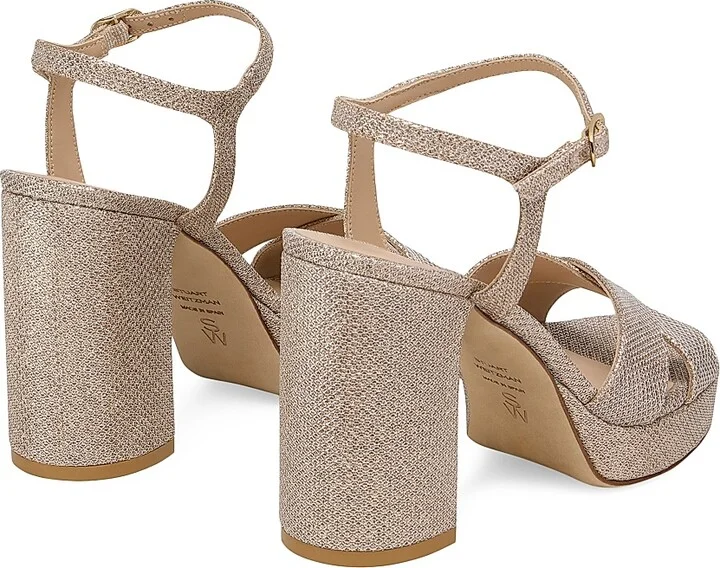 Women's Dayna 90MM Platform Sandals - Poudre - Size 10 - Image 3