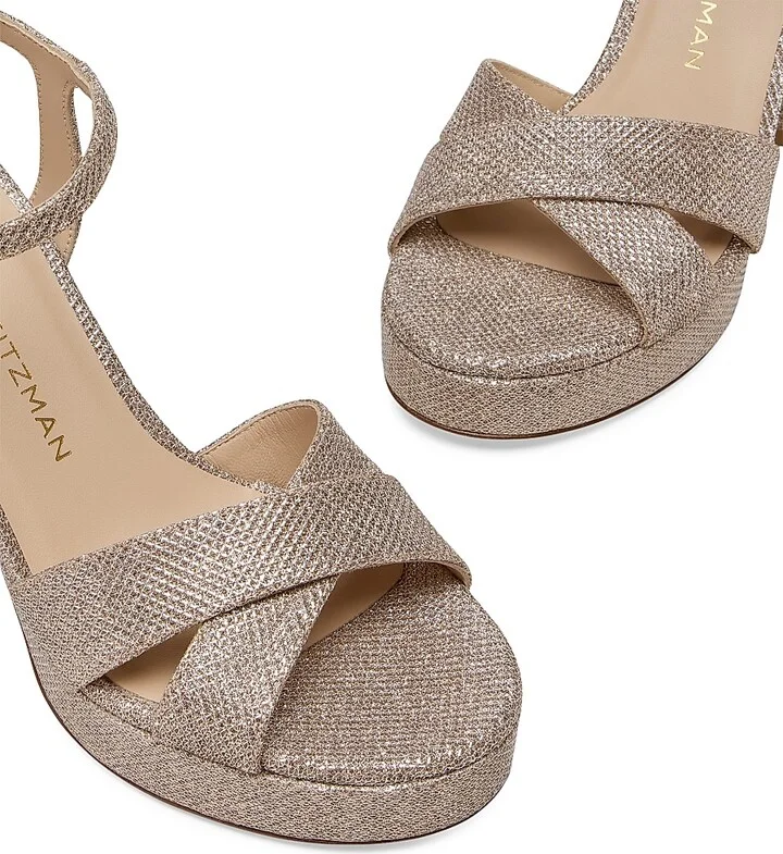 Women's Dayna 90MM Platform Sandals - Poudre - Size 10 - Image 4