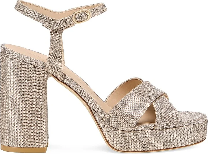 Women's Dayna 90MM Platform Sandals - Poudre - Size 10