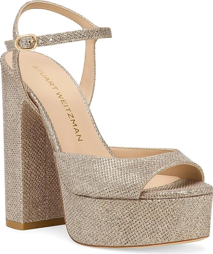 Women's Dayna Boost 130MM Block-Heel Platform Sandals - Poudre - Size 10 - Image 2