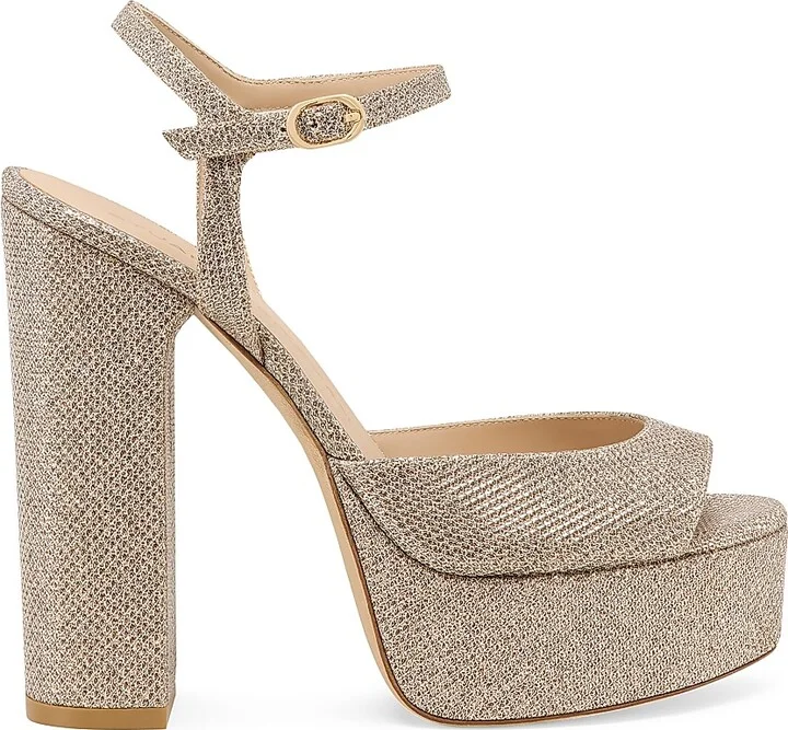 Women's Dayna Boost 130MM Block-Heel Platform Sandals - Poudre - Size 10