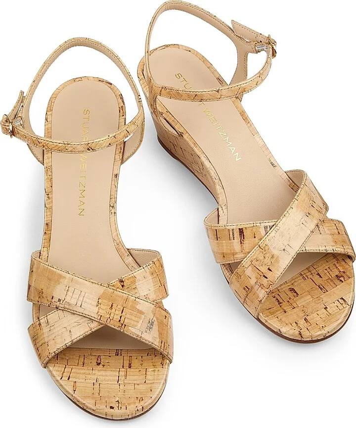 Women's Dayna Cork Wedge Sandals - Natural - Size 6 - Image 4