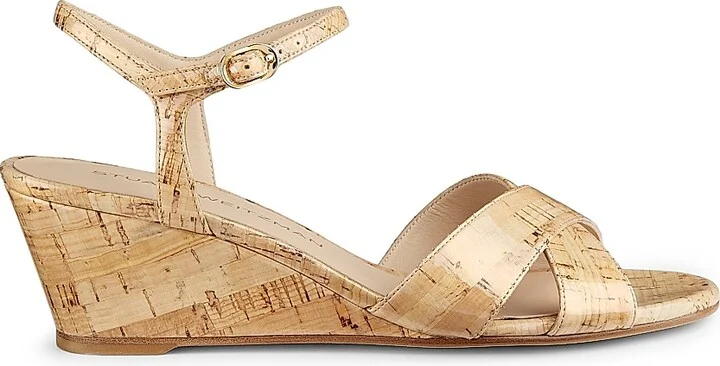 Women's Dayna Cork Wedge Sandals - Natural - Size 6