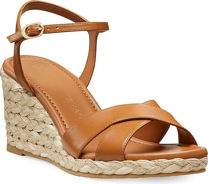 Women's Dayna Leather Espadrille Sandals - Macchiato Natural - Size 10 - Image 2