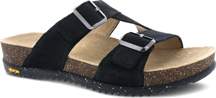 Women's Dayna Suede Sandals In Black