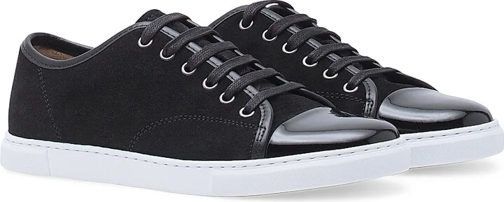 Women's DBB1 Sneakers in Suede and Patent Leather - Black - Size 4 - Image 2