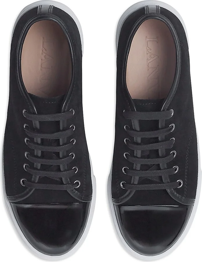 Women's DBB1 Sneakers in Suede and Patent Leather - Black - Size 4 - Image 3