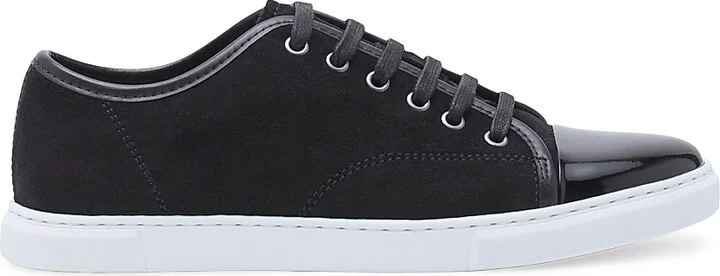 Women's DBB1 Sneakers in Suede and Patent Leather - Black - Size 4