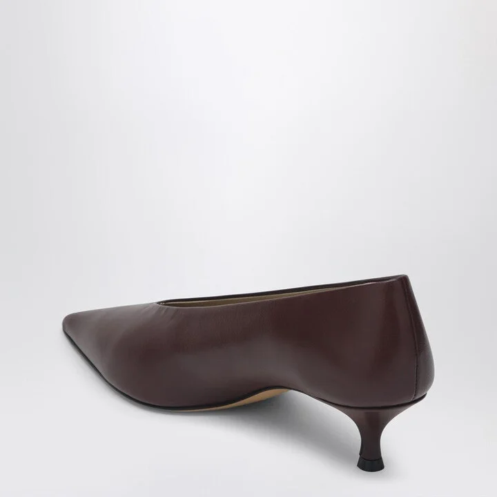 Women's Décolleté Babouche Kitten Colour Oxblood - Image 2
