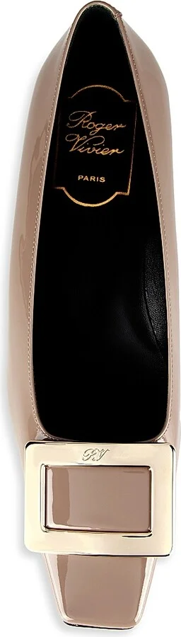 Women's Decollete Belle Vivier 45MM Patent Leather Pumps - Daino - Size 5.5 - Image 5