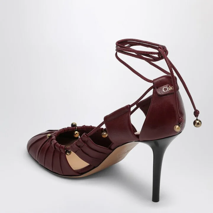 Women's Decolleté Luna Bordeaux - Image 2