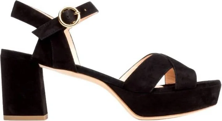 Women's Deidre Low Platform Sandals In Black
