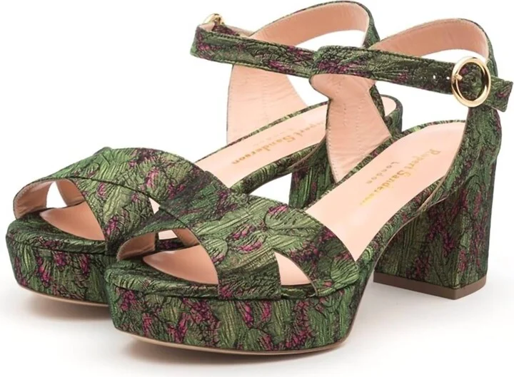 Women's Deidre Platform Sandal In Flora Jacquard