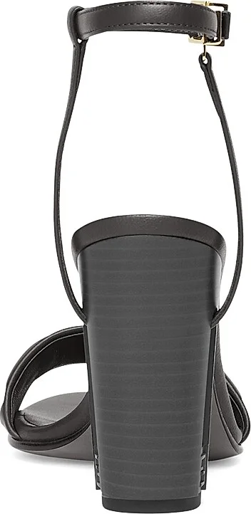Women's Delfina 95MM Leather Sandals - Nero - Size 5 - Image 3