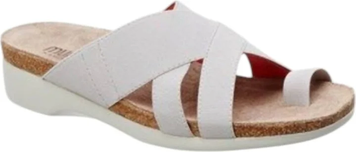 Women's Delphi Sandal In Grey Elastic