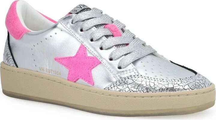 Women's Denisse Sneakers In Silver/snake/pink