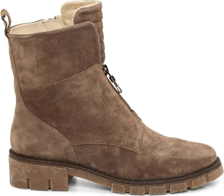 Women's Deon Combat Boots In Sesame