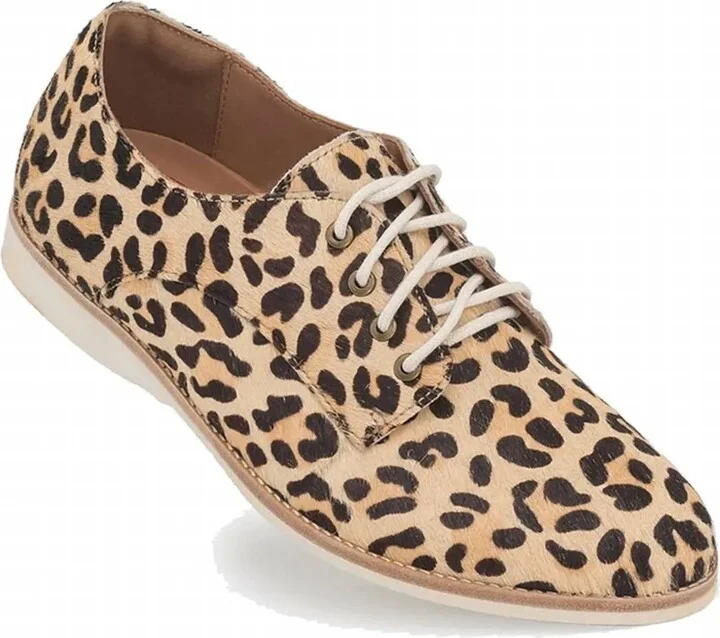 Women's Derby Shoes In Leopard