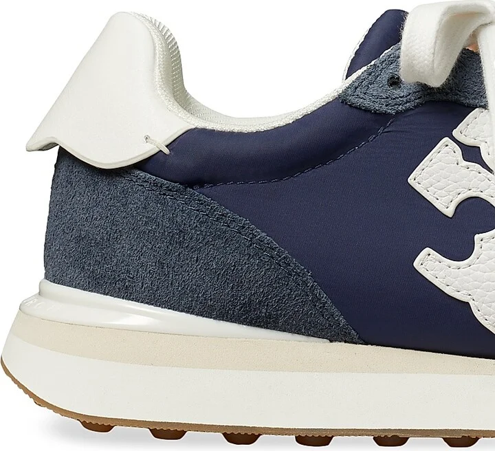 Women's Destiny Double T Suede Sneakers - Retro Navy - Size 10 - Image 4