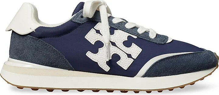 Women's Destiny Double T Suede Sneakers - Retro Navy - Size 10