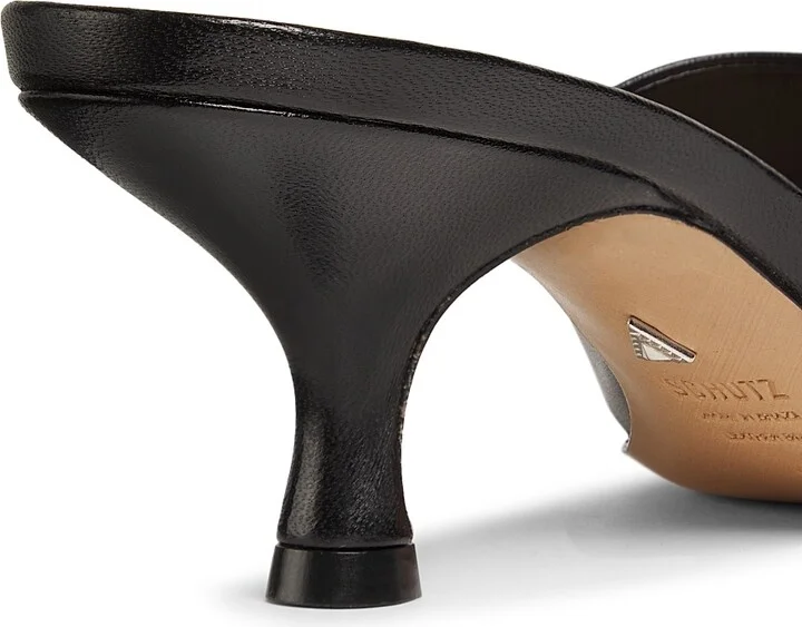 Women's Dethalia 63MM Leather Sandals - Black - Size 5 - Image 6